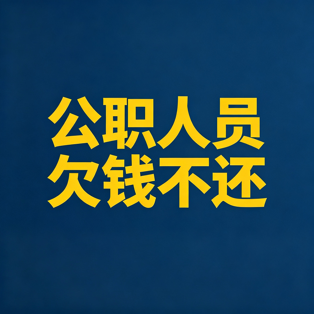 老赖是公职人员欠钱不还怎么办？